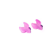 Load image into Gallery viewer, Lilac Moonglow Trident Stud Earrings