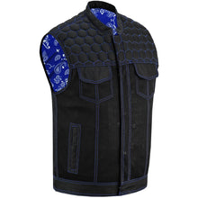 Load image into Gallery viewer, Cold Burn Men's Black Mesh Textile Vest