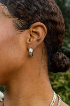 Load image into Gallery viewer, Sparkly Titanium Hoop Earrings