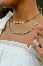 Load image into Gallery viewer, Chunky Twisted Titanium Necklace