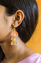 Load image into Gallery viewer, Shimmering Iridescent Petal Earrings