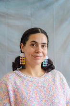 Load image into Gallery viewer, Pastel Rainbow Cloud Pride Earrings