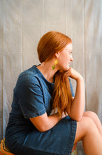 Load image into Gallery viewer, Wild Flower Dangle Earrings
