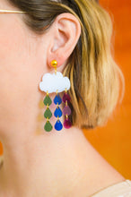 Load image into Gallery viewer, Translucent Pride Rainbow Earrings