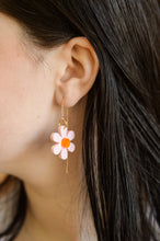Load image into Gallery viewer, Floral Threader Earrings