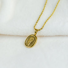Load image into Gallery viewer, Floral Titanium Necklace