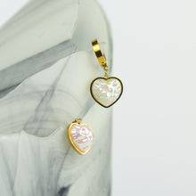 Load image into Gallery viewer, Pearl Titanium Earrings