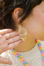 Load image into Gallery viewer, Pink Yellow Blue "LOVE" Pride Necklace