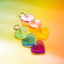 Load image into Gallery viewer, Translucent Rainbow Hearts