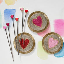 Load image into Gallery viewer, Heart swizzle sticks