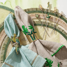 Load image into Gallery viewer, Parrot napkin ring, set of two