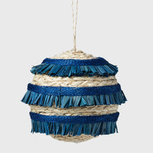 Load image into Gallery viewer, Ruffle straw balls, set of four, blue