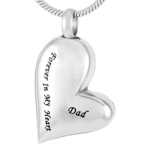 Load image into Gallery viewer, Dad, Forever In My Heart Cremation Necklace