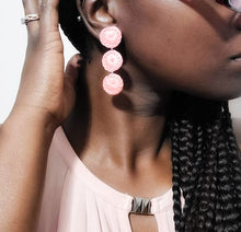 Load image into Gallery viewer, Triple Circle Drop Earrings