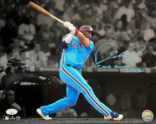 Load image into Gallery viewer, Darick Hall First Home Run Philadelphia Phillies Autographed Baseball Photo