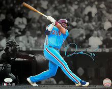 Load image into Gallery viewer, Darick Hall First Home Run Philadelphia Phillies Autographed Baseball Photo