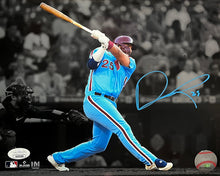 Load image into Gallery viewer, Darick Hall First Home Run Philadelphia Phillies Autographed Baseball Photo