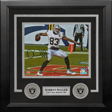 Load image into Gallery viewer, Darren Waller Touchdown Celebration Las Vegas Raiders Autographed 8" x 10" Framed Football Photo