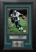 Load image into Gallery viewer, DeSean Jackson in Action Philadelphia Eagles 8" x 10" Framed Football Photo with Engraved Autograph