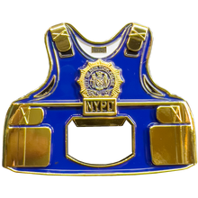 Load image into Gallery viewer, GL9-003 NYPD New York City Police Detective Bottle Opener Challenge Coin