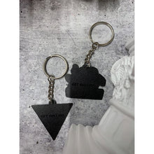 Load image into Gallery viewer, Devour the Patriarchy🩸 🐅 Feminist Enamel Keychain