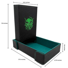 Load image into Gallery viewer, Dice Tray / Tower Bundle: Green Cthulhu