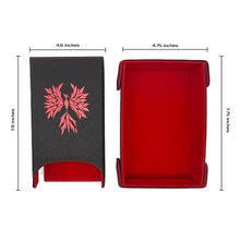 Load image into Gallery viewer, Dice Tray / Tower Bundle: Red Phoenix