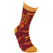 Load image into Gallery viewer, Do Epic Shit Socks | Superhero Illustration Funny Crew Socks