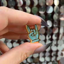 Load image into Gallery viewer, Doctors Rock Gloved Hand Enamel Pin