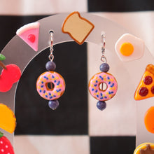 Load image into Gallery viewer, Beaded Donut Earrings