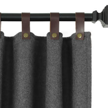 Load image into Gallery viewer, Energy Efficient Wool Curtains to Help Block Noise, Cut Draft and Cut Light