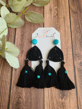 Load image into Gallery viewer, Double Tassel Earrings