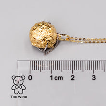 Load image into Gallery viewer, Dr. Owl Emerald Pendant Necklace 18K Yellow Gold with White Gold Glasses