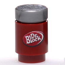 Load image into Gallery viewer, Dr. Block Soda Can made using LEGO parts