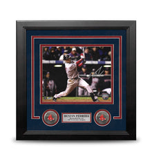Load image into Gallery viewer, Dustin Pedroia 2007 World Series Action Boston Red Sox Autographed 8" x 10" Framed Baseball Photo
