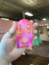 Load image into Gallery viewer, Teeny Stainless Steel Star Hoops