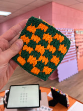 Load image into Gallery viewer, Checkered Crochet Coaster