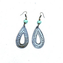 Load image into Gallery viewer, Metal Drop Earrings