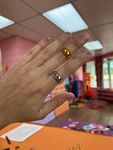 Load image into Gallery viewer, Crushed Diamond Titanium Ring