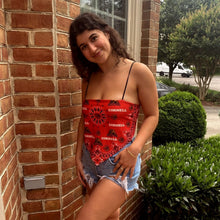 Load image into Gallery viewer, Cornell Strap Bandana Top