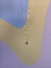 Load image into Gallery viewer, Delicate Pearl Encrusted Star Charm Necklace