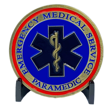 Load image into Gallery viewer, CL11-04 Emergency Medical Services Paramedic ALWAYS ON CALL EMT EMS Challenge Coin