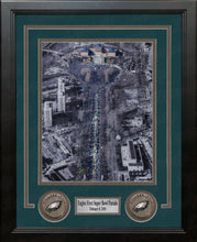 Load image into Gallery viewer, Philadelphia Eagles Super Bowl LII Champions Parade NFL Football Framed and Matted Photo