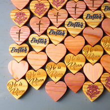 Load image into Gallery viewer, Engraved Easter Hearts
