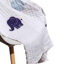 Load image into Gallery viewer, Elephant Quilt For Kids and Toddlers