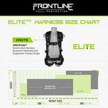 Load image into Gallery viewer, Frontline 250CTB Elite Construction Harness Aluminum Hardware and Suspension Trauma Straps M/L