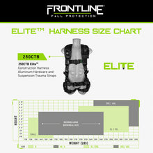 Load image into Gallery viewer, Frontline 250CTB Elite Construction Harness Aluminum Hardware and Suspension Trauma Straps XL/2XL