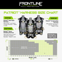 Load image into Gallery viewer, Frontline 310VQC Patriot Vest Style Harness with Airflo and Quick Connect Buckles - Made in USA Universal
