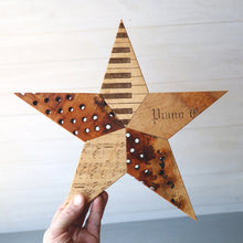 Load image into Gallery viewer, Engraved Piano Stars