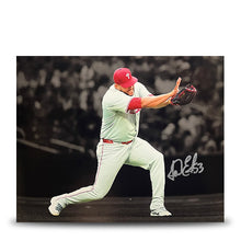 Load image into Gallery viewer, Carlos Estevez Kamehameha Pose Autographed Philadelphia Phillies 8" x 10" Blackout Baseball Photo
